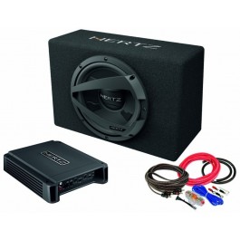 PACHET SUBWOOFER AUTO HERTZ DBX 30.3 + AMPLIFICATOR HERTZ HCP 2 + KIT DE CABLURI COMPLET