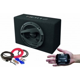 PACHET SUBWOOFER AUTO HERTZ DBX 30.3 + AMPLIFICATOR STETSOM IR 280.1 + KIT DE CABLURI COMPLET