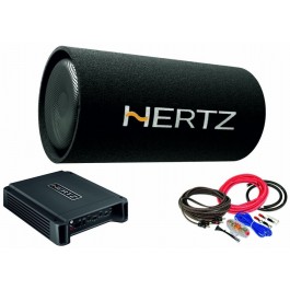 PACHET SUBWOOFER AUTO HERTZ DST 30.3B + AMPLIFICATOR HERTZ HCP 2 + KIT DE CABLURI COMPLET