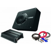 Pachet Bass Subwoofer Audison APBX 8 DS + Amplificator Hertz D ower 1 + Kit DE Cabluri Complet